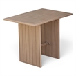 Meridian Furniture Solace Natural Acacia Wood Outdoor Patio Bar Table