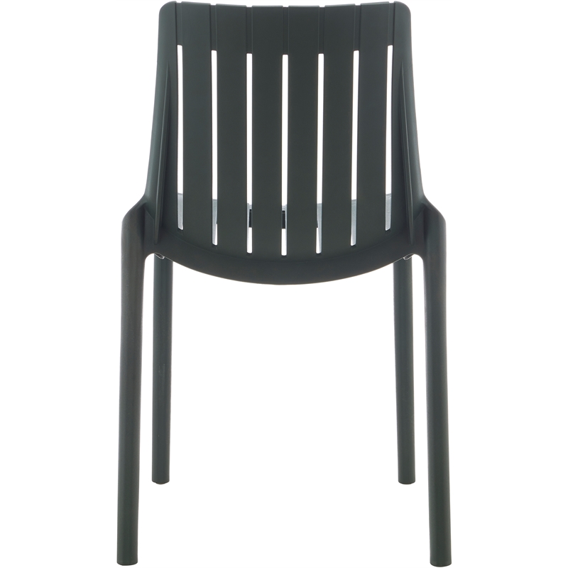 Meridian Furniture Marilla Green Polypropylene Patio Dining Chair (Set of 4)