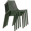 Meridian Furniture Marilla Green Polypropylene Patio Dining Chair (Set of 4)