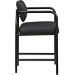 Meridian Furniture Serava Black Vegan Leather Upholstered Counter Stool
