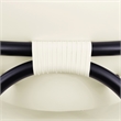 Meridian Furniture Serava Cream Vegan Leather Upholstered Bar Stool