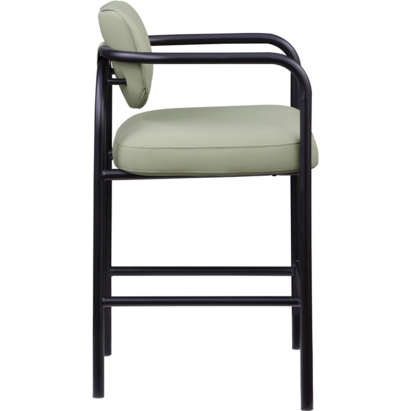 Meridian Furniture Serava Mint Vegan Leather Upholstered Bar Stool