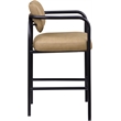 Meridian Furniture Serava Tan Vegan Leather Upholstered Bar Stool