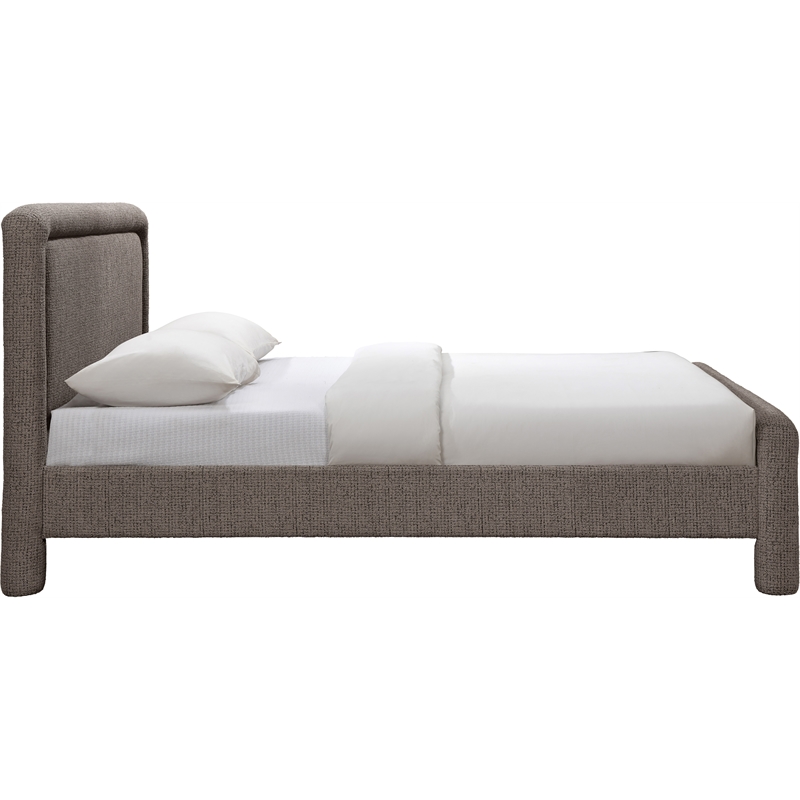 Meridian Furniture Baylor Brown Fabric With Interwoven Chenille Full Bed