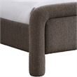 Meridian Furniture Baylor Brown Fabric With Interwoven Chenille Queen Bed