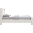 Meridian Furniture Baylor Cream Fabric With Interwoven Chenille Twin Bed