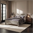 Meridian Furniture Baylor Taupe Fabric With Interwoven Chenille Full Bed