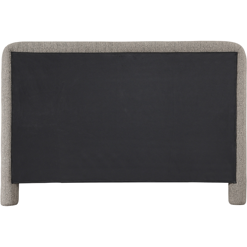 Meridian Furniture Baylor Taupe Fabric With Interwoven Chenille Full Bed