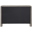 Meridian Furniture Baylor Taupe Fabric With Interwoven Chenille Full Bed