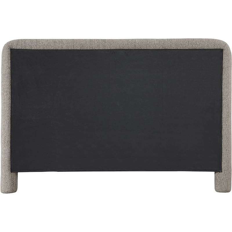 Meridian Furniture Baylor Taupe Fabric With Interwoven Chenille King Bed