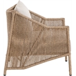 Meridian Furniture Coastline Beige Water Resistant Fabric Patio Accent Chair