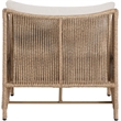 Meridian Furniture Coastline Beige Water Resistant Fabric Patio Accent Chair