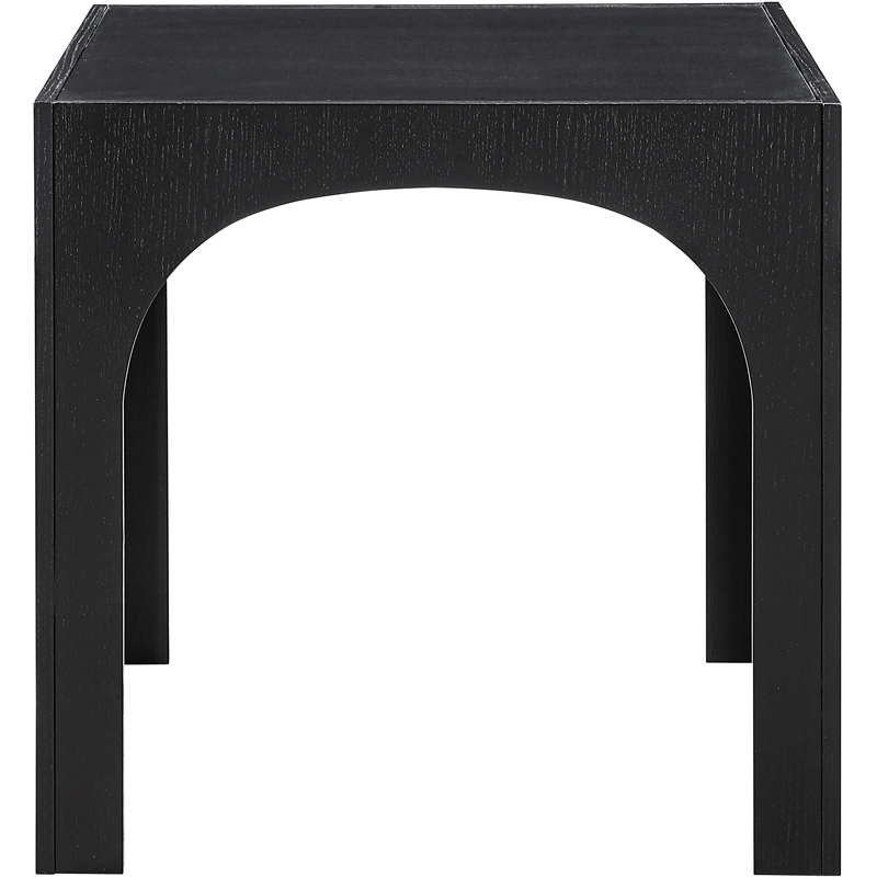 Meridian Furniture Waldorf Black Tempered Glass Top Counter Height Table