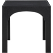 Meridian Furniture Waldorf Black Tempered Glass Top Counter Height Table