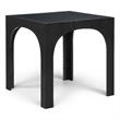 Meridian Furniture Waldorf Black Tempered Glass Top Counter Height Table