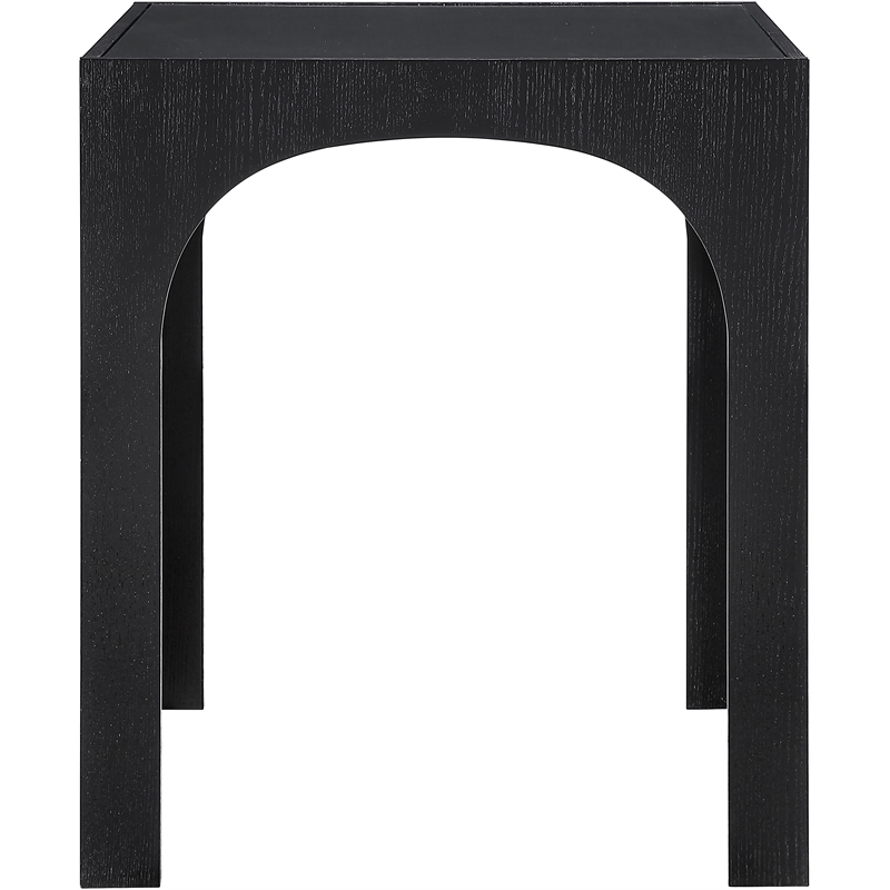 Meridian Furniture Waldorf Black Tempered Glass Top Bar Height Table