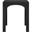 Meridian Furniture Waldorf Black Tempered Glass Top Bar Height Table