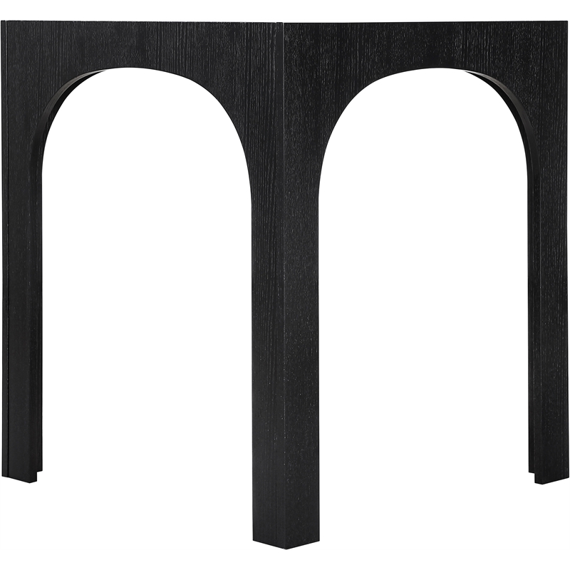 Meridian Furniture Waldorf Black Tempered Glass Top Bar Height Table