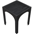 Meridian Furniture Waldorf Black Tempered Glass Top Bar Height Table
