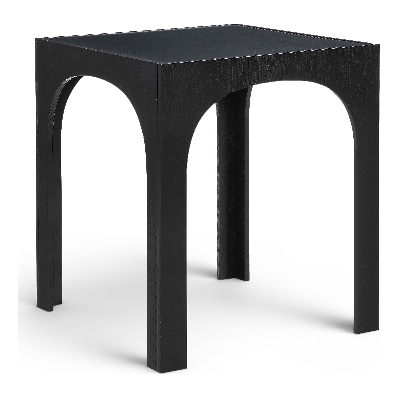 Meridian Furniture Waldorf Black Tempered Glass Top Bar Height Table