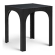 Meridian Furniture Waldorf Black Tempered Glass Top Bar Height Table