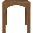 Meridian Furniture Waldorf Brown Tempered Glass Top Bar Height Table