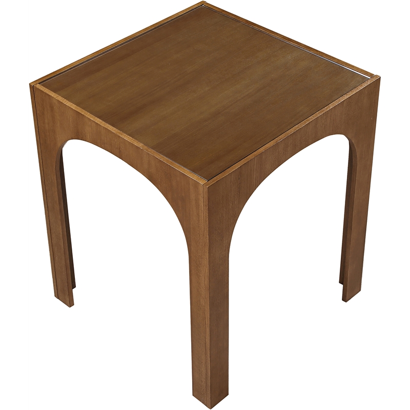 Meridian Furniture Waldorf Brown Tempered Glass Top Bar Height Table