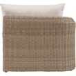 Meridian Furniture Seacrest Beige Water Resistant Fabric Patio Left Arm Chair