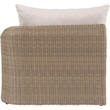 Meridian Furniture Seacrest Beige Water Resistant Fabric Patio Right Arm Chair