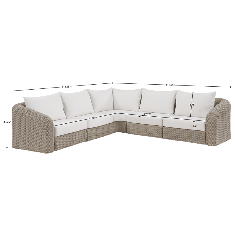 Meridian Furniture Seacrest 123.25