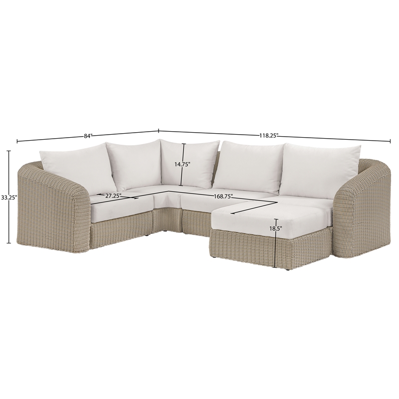 Meridian Furniture Seacrest 123.25