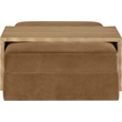 Meridian Furniture Woodra Saddle Velvet Upholstered Coffee Table/Ottoman