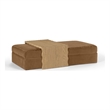 Meridian Furniture Woodra Saddle Velvet Upholstered Coffee Table/Ottoman