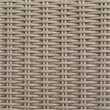 Meridian Furniture Seacrest Taupe Teak Wood And Wicker Patio Coffee Table