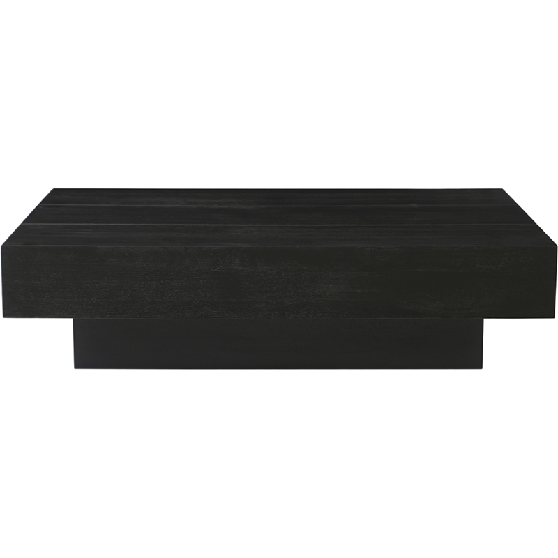 Meridian Furniture Plank Black Mango Wood Coffee Table