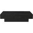 Meridian Furniture Plank Black Mango Wood Coffee Table