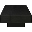 Meridian Furniture Plank Black Mango Wood Coffee Table