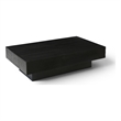 Meridian Furniture Plank Black Mango Wood Coffee Table