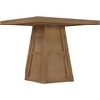 Meridian Furniture Fenwick Brown Cane Solid Wood with Oak Veneer Dining Table