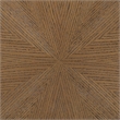 Meridian Furniture Fenwick Brown Cane Solid Wood with Oak Veneer Dining Table