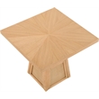 Meridian Furniture Fenwick Natural Cane Solid Wood with Oak Veneer Dining Table