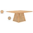 Meridian Furniture Fenwick Natural Cane Solid Wood with Oak Veneer Dining Table