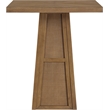 Meridian Furniture Fenwick Brown Cane Solid Wood with Oak Veneer Bar Table