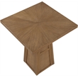 Meridian Furniture Fenwick Brown Cane Solid Wood with Oak Veneer Bar Table