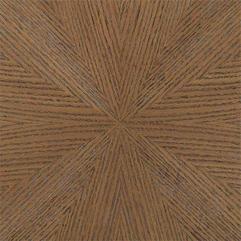 Meridian Furniture Fenwick Brown Cane Solid Wood with Oak Veneer Bar Table