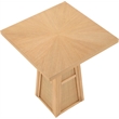 Meridian Furniture Fenwick Natural Cane Solid Wood with Oak Veneer Bar Table