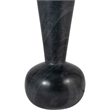 Meridian Furniture Lucente Black Genuine Marble Base And Cotton Shade Table Lamp