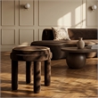 Meridian Furniture Velin Brown Velvet Upholstered Ottoman / Stool