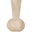 Meridian Furniture Lucente Travertine Base And Jute Shade Table Lamp