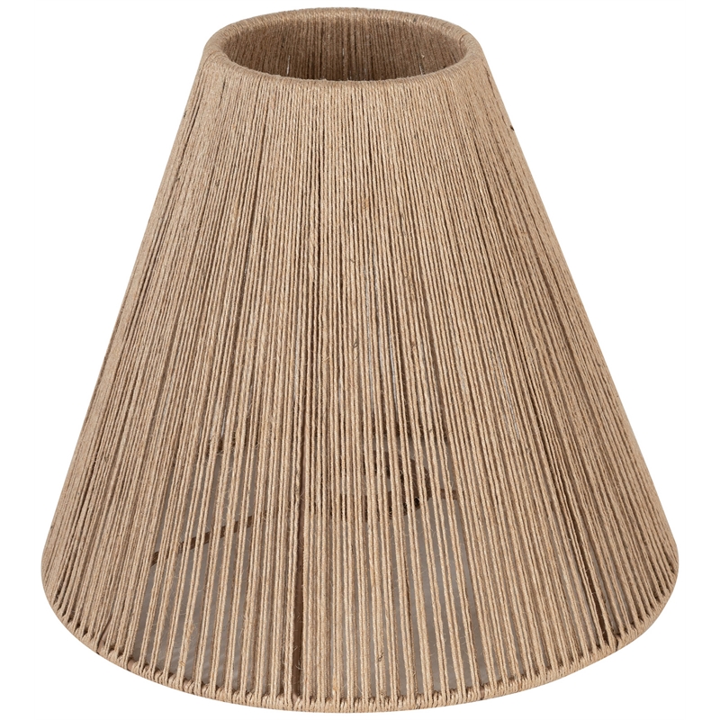 Meridian Furniture Lucente Travertine Base And Jute Shade Table Lamp